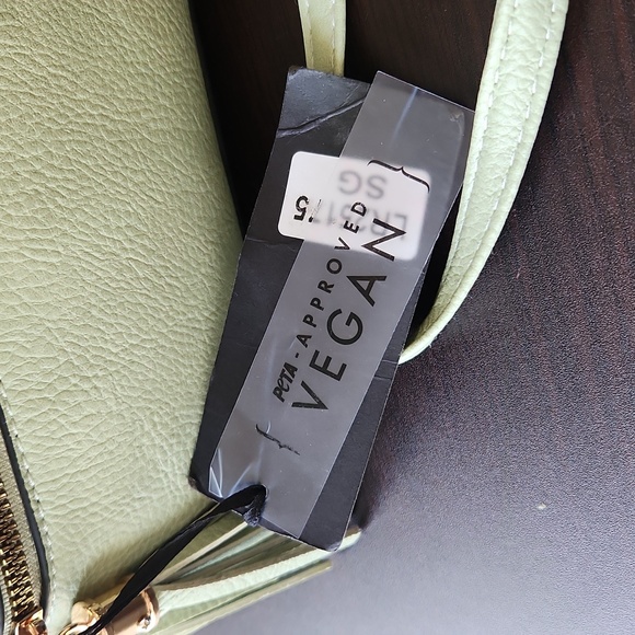 Deluxity Los Angeles, Vegan Green Purse, New - Picture 3 of 11